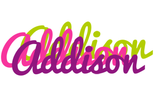 Addison flowers logo