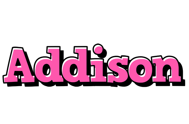 Addison girlish logo