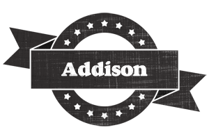 Addison grunge logo