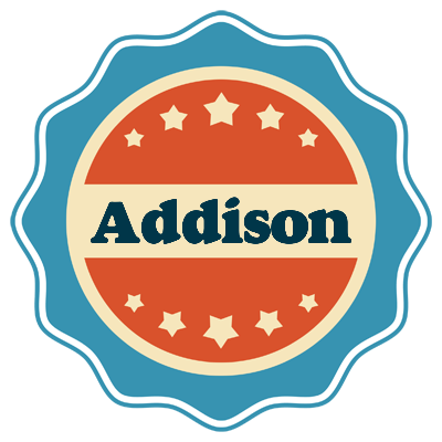 Addison labels logo