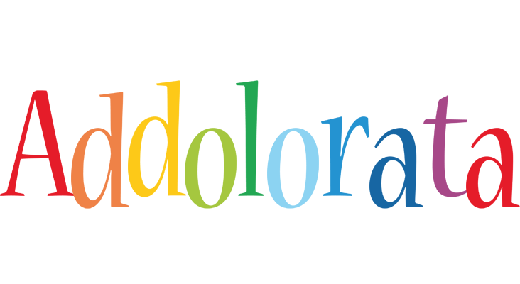 Addolorata birthday logo