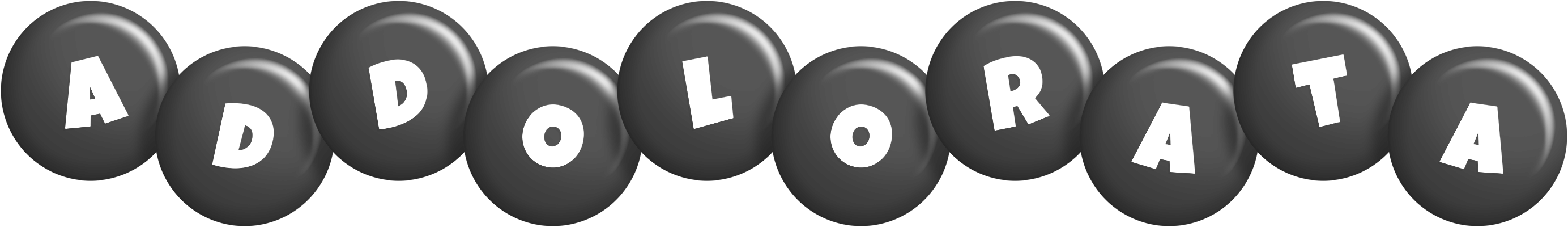 Addolorata candy-black logo