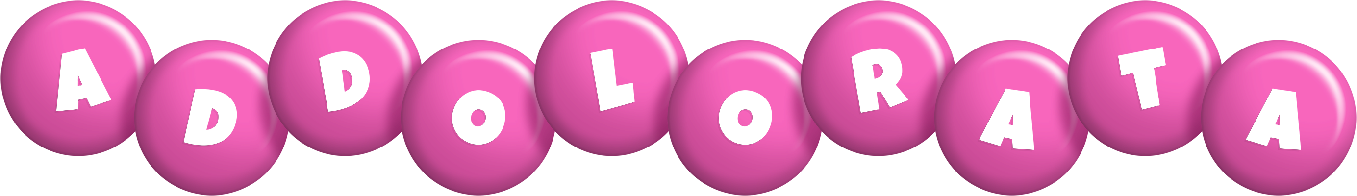 Addolorata candy-pink logo