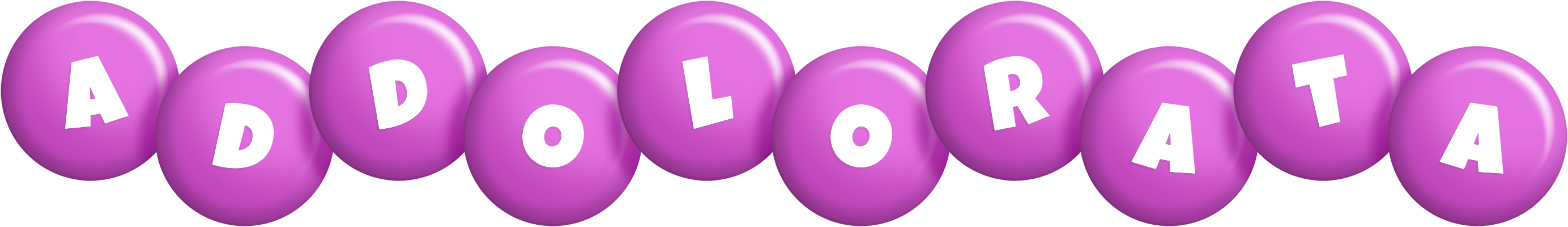 Addolorata candy-purple logo