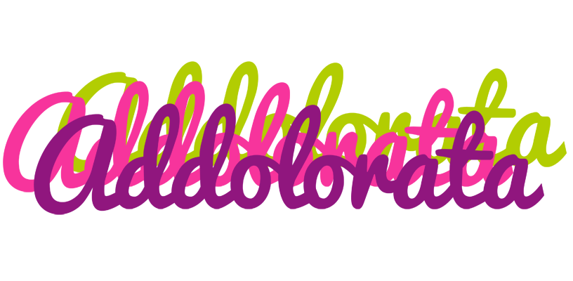 Addolorata flowers logo