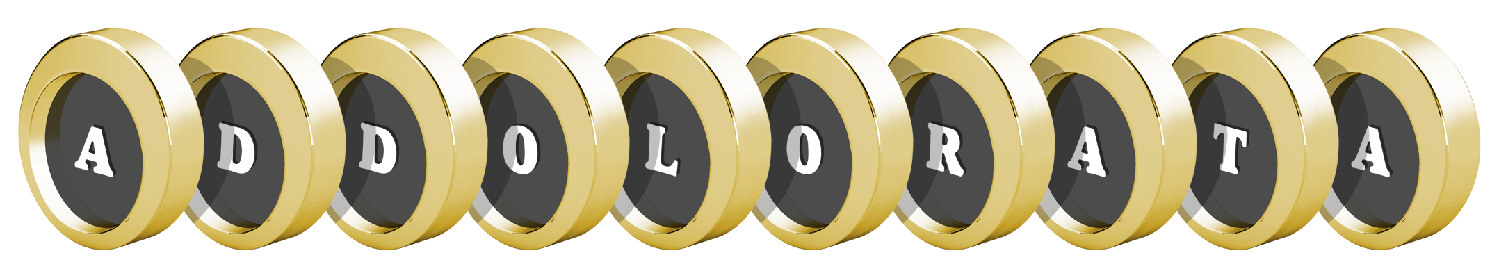 Addolorata gold logo