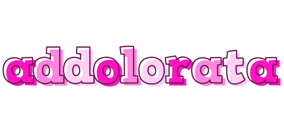 Addolorata hello logo
