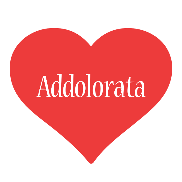 Addolorata love logo