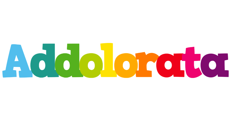 Addolorata rainbows logo