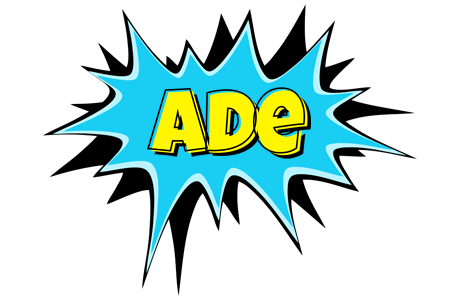 Ade amazing logo