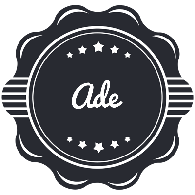 Ade badge logo