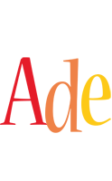 Ade birthday logo