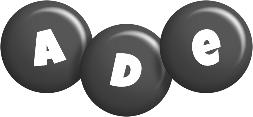 Ade candy-black logo