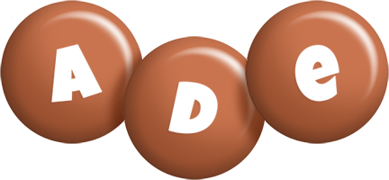 Ade candy-brown logo