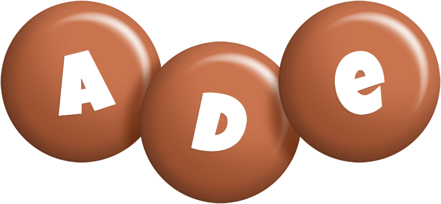 Ade candy-brown logo