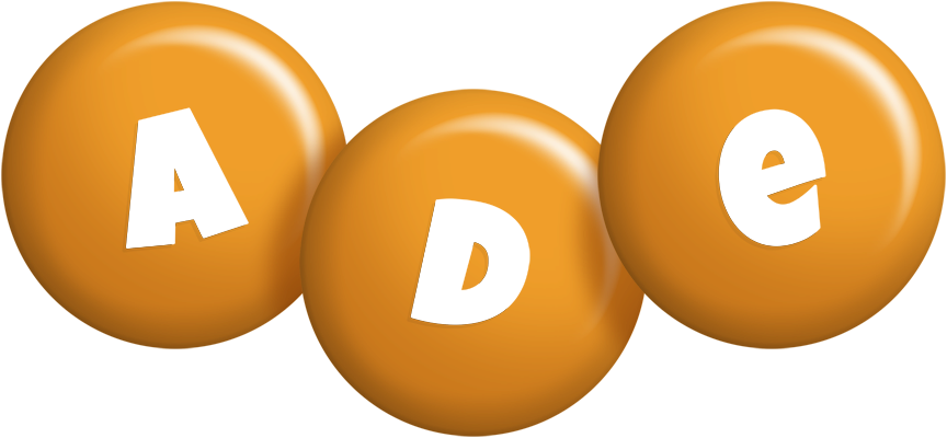 Ade candy-orange logo