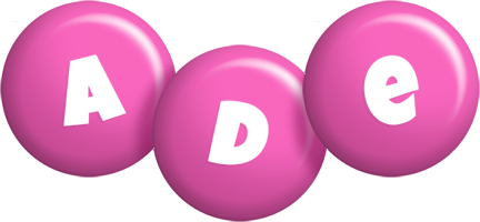 Ade candy-pink logo