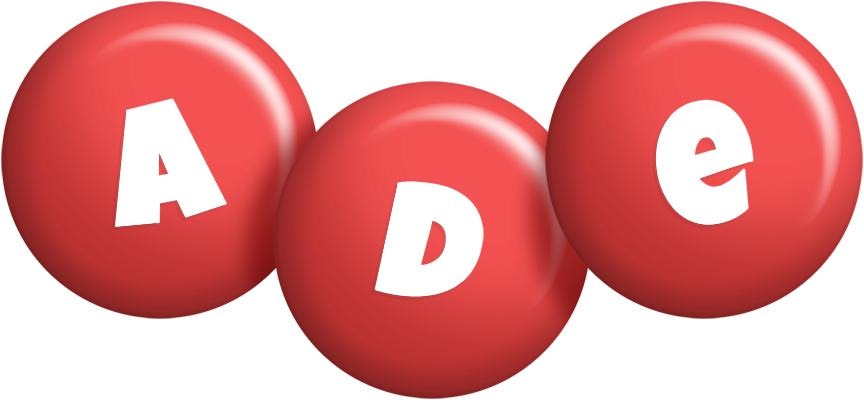 Ade candy-red logo