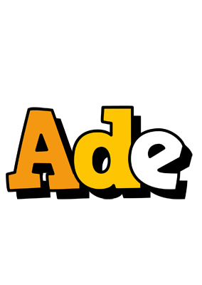 Ade cartoon logo