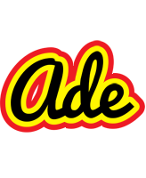 Ade flaming logo