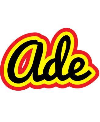 Ade flaming logo