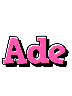 Ade girlish logo