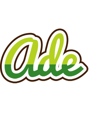 Ade golfing logo