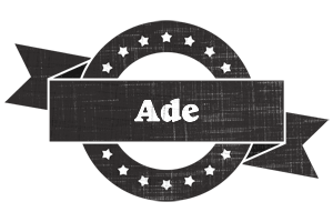 Ade grunge logo