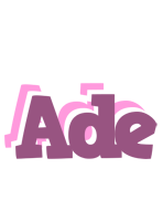 Ade relaxing logo