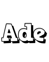 Ade snowing logo