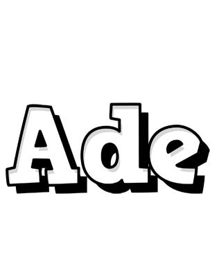 Ade snowing logo