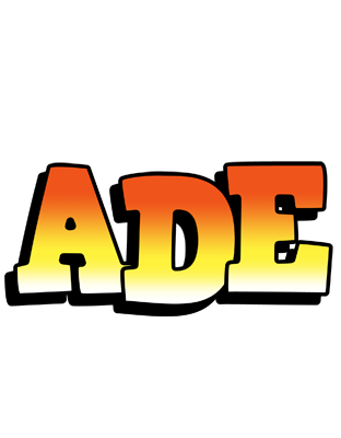 Ade sunset logo