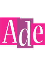 Ade whine logo