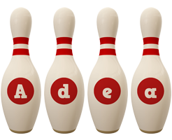 Adea bowling-pin logo