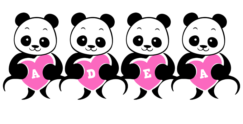 Adea love-panda logo