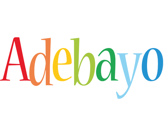 Adebayo birthday logo