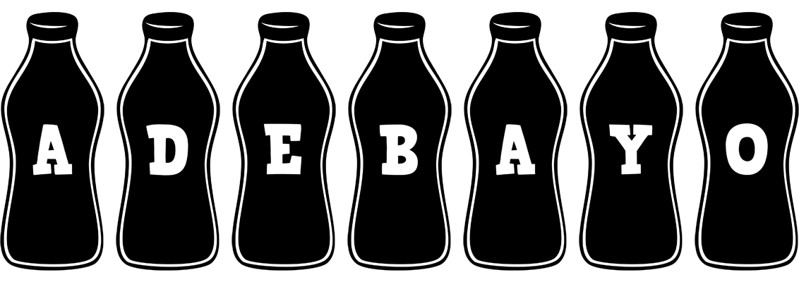 Adebayo bottle logo