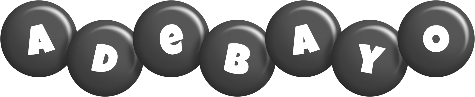 Adebayo candy-black logo