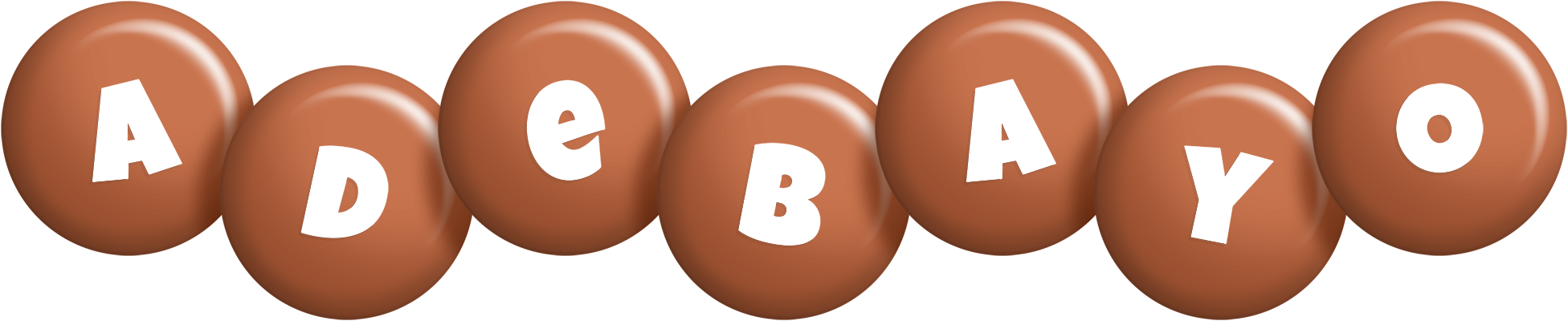 Adebayo candy-brown logo