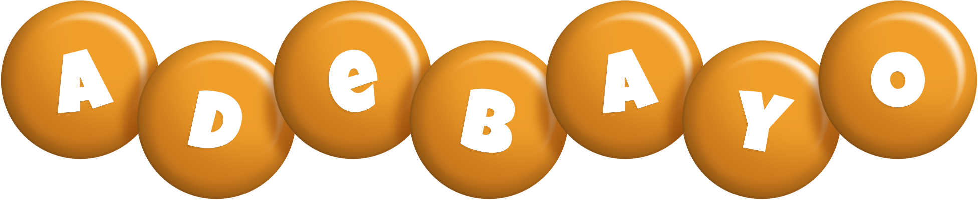 Adebayo candy-orange logo