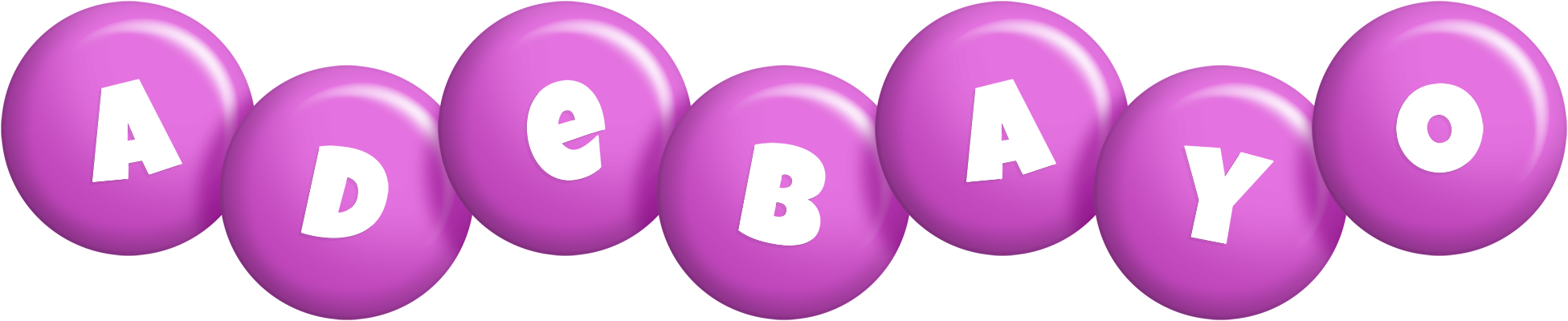 Adebayo candy-purple logo