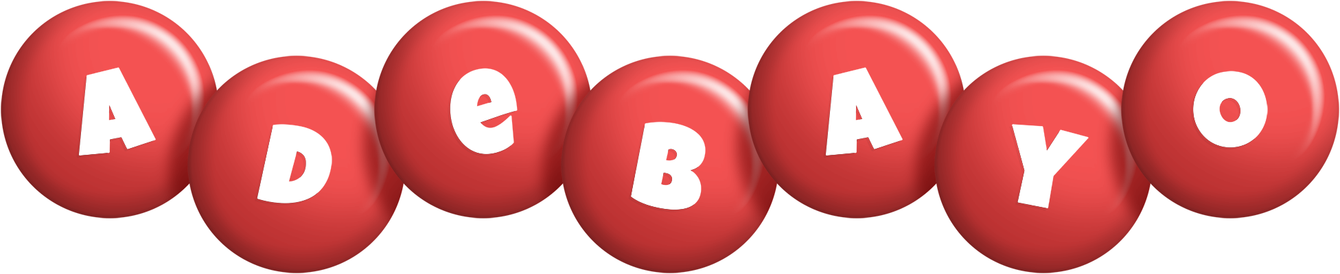 Adebayo candy-red logo