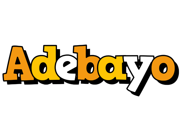 Adebayo cartoon logo