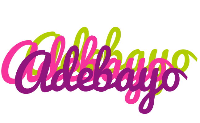 Adebayo flowers logo