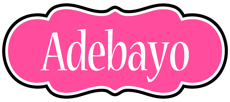 Adebayo invitation logo