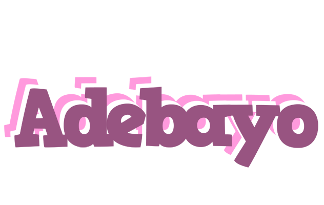 Adebayo relaxing logo