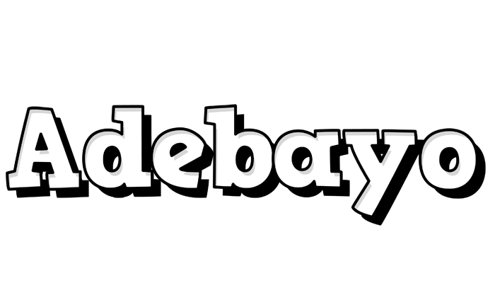 Adebayo snowing logo