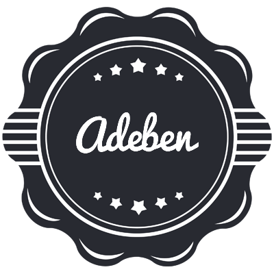 Adeben badge logo