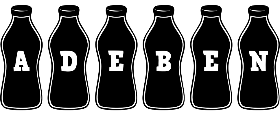 Adeben bottle logo
