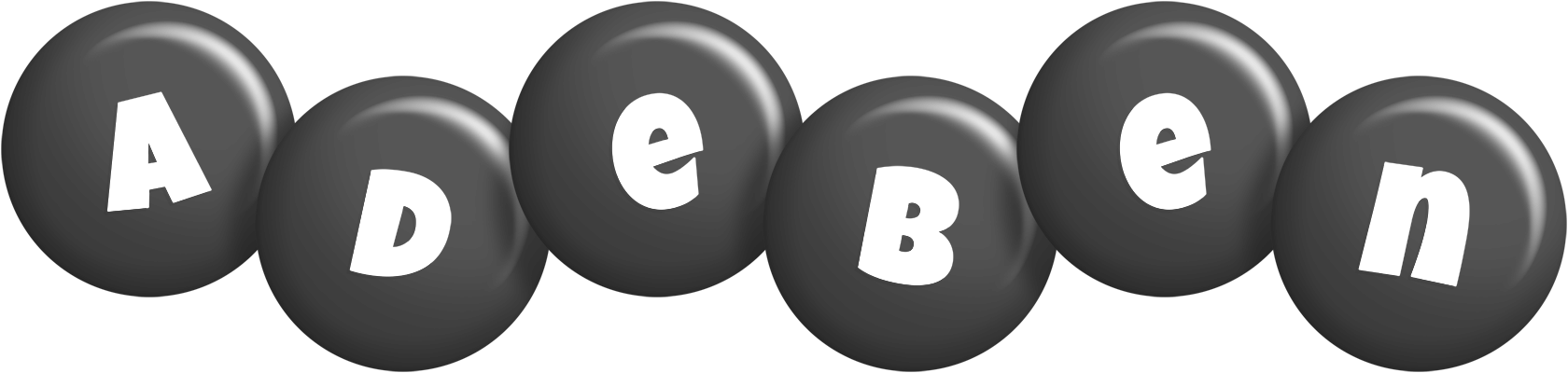 Adeben candy-black logo